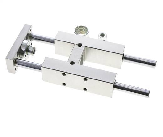 Unidad de guía para cilindro ISO 6432 de 20 mm y 25 mm
