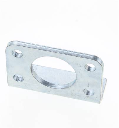 Soporte de pie 40 mm Redondo Acero cincado