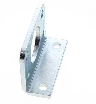 Soporte de pie 40 mm Redondo Acero cincado