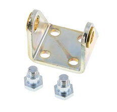 Fijación giratoria para cilindro redondo de 40 mm Acero cincado