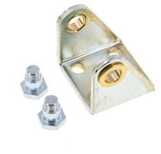 Fijación giratoria para cilindro redondo de 40 mm Acero cincado