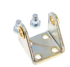 Fijación giratoria para cilindro redondo de 40 mm Acero cincado