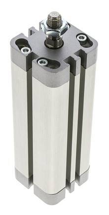 Cilindro Compacto de Doble Efecto ISO 21287 32-100mm - Magnético - Vástago Macho