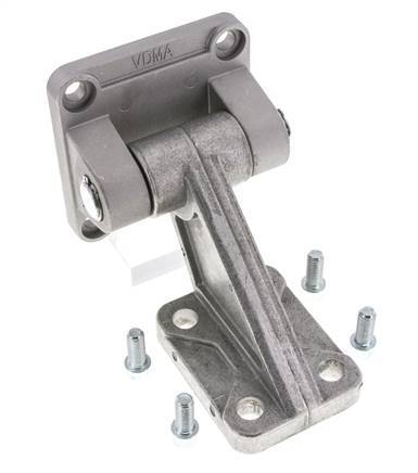 Pinza de montaje giratoria completa de 90 grados para cilindro IS0 15552 de 100 mm