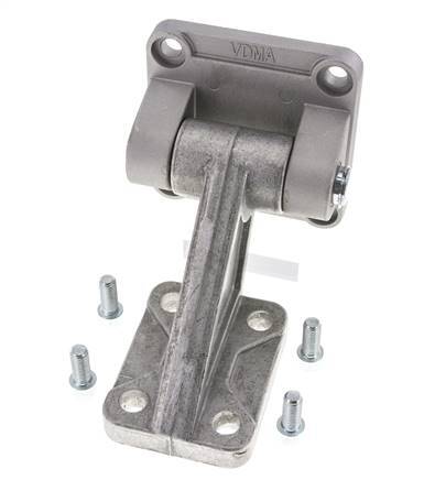 Pinza de montaje giratoria completa de 90 grados para cilindro IS0 15552 de 100 mm