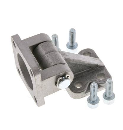 Pinza de montaje giratoria completa de 90 grados para cilindro IS0 15552 de 32 mm