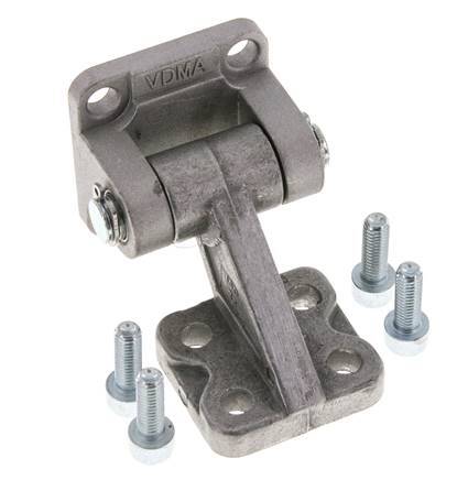 Pinza de montaje giratoria completa de 90 grados para cilindro IS0 15552 de 32 mm