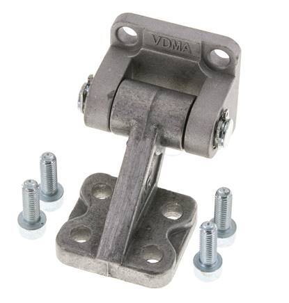 Pinza de montaje giratoria completa de 90 grados para cilindro IS0 15552 de 32 mm