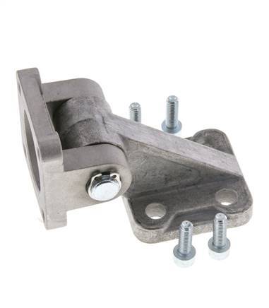 Clip de montaje giratorio completo de 90 grados para cilindro IS0 15552 de 40 mm