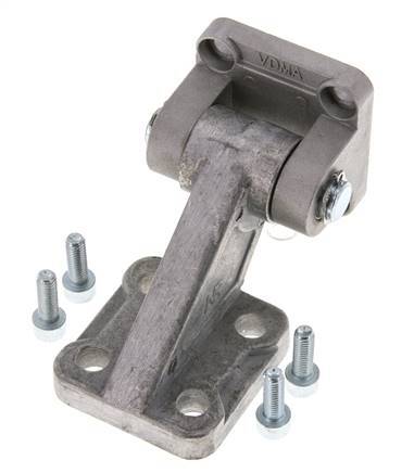 Clip de montaje giratorio completo de 90 grados para cilindro IS0 15552 de 40 mm