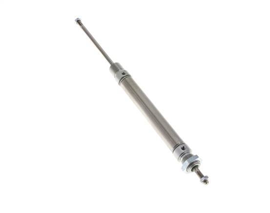 Cilindro Redondo de Doble Efecto ISO 6432 16-80mm - Magnético - Rosca Macho - Doble vástago