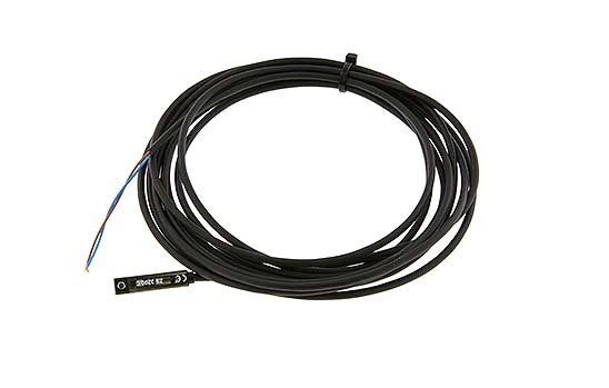 Sensor de posición 2 hilos 3 m 10-170 V CC/10-230 V CA Ranura en T 5 mm