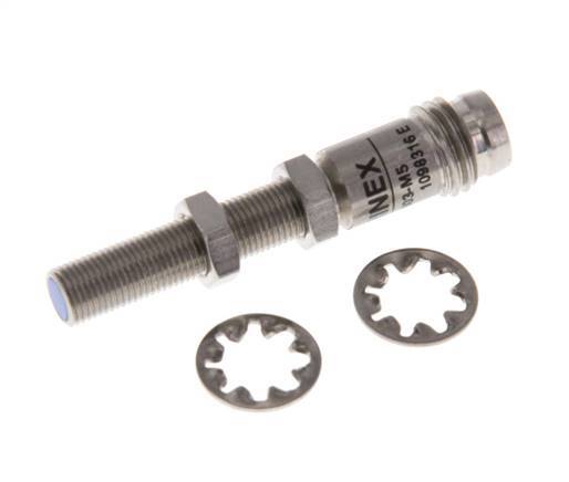 Detector de proximidad inductivo 0,8mm M5x0,5 M8 (3 polos)
