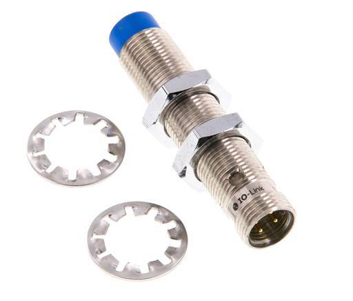 Detector de proximidad inductivo 4mm M12x1 M12 (4 contactos)