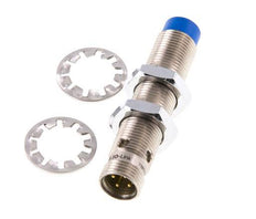 Detector de proximidad inductivo 4mm M12x1 M12 (4 contactos)