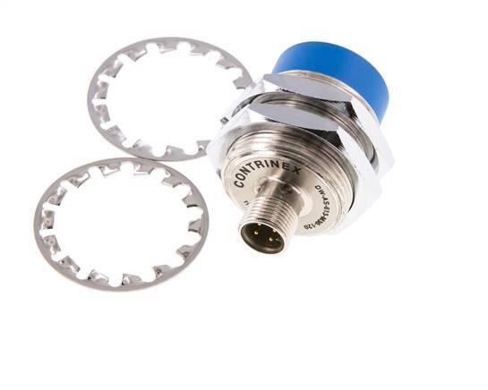 Detector de proximidad inductivo 15mm M30x1,5 M12 (4 polos)