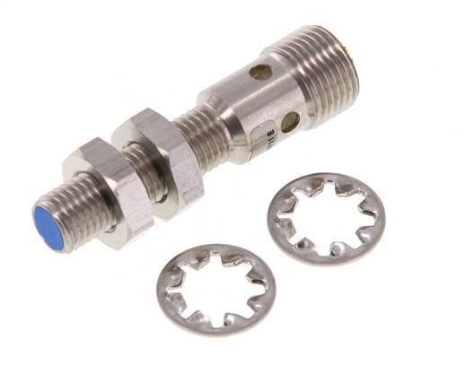 Interruptor de proximidad inductivo 1,5 mm M8x1 M12 (4 patillas)