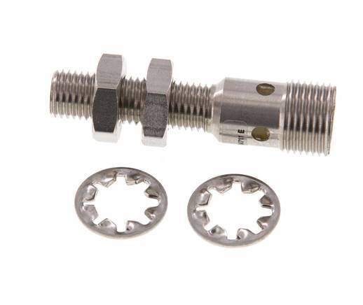 Interruptor de proximidad inductivo 1,5 mm M8x1 M12 (4 patillas)