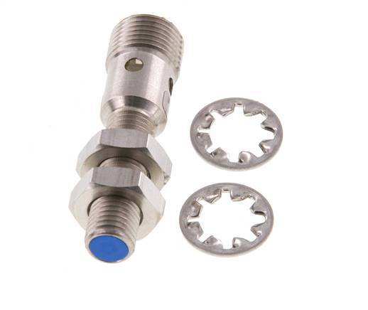 Interruptor de proximidad inductivo 1,5 mm M8x1 M12 (4 patillas)