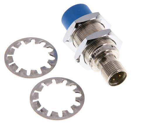 Detector de proximidad inductivo 8mm M18x1 M12 (4 polos)
