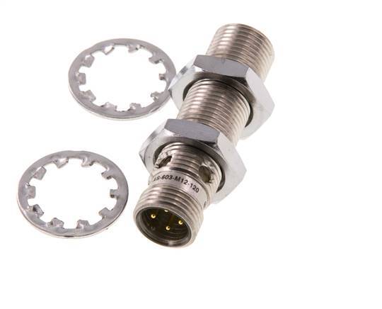 Detector de proximidad inductivo 2mm M12x1 M12 (4 contactos)