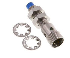 Interruptor de proximidad inductivo 2,5 mm M8x1 M12 (4 patillas)
