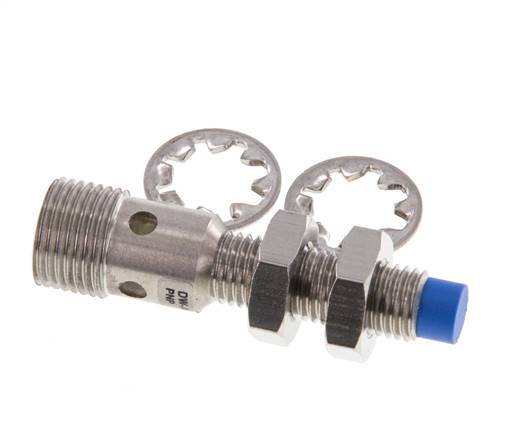 Interruptor de proximidad inductivo 2,5 mm M8x1 M12 (4 patillas)