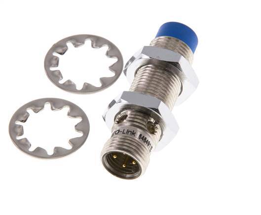 Detector de proximidad inductivo 4mm M12x1 M12 (4 contactos)