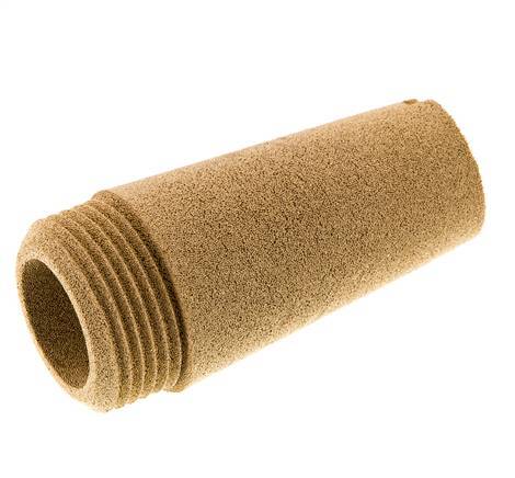 Silenciador Neumático de Bronce Sinterizado G1'' Ranura de Tornillo