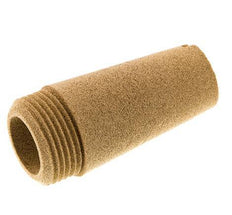 Silenciador Neumático de Bronce Sinterizado G1'' Ranura de Tornillo