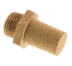 Silenciador Neumático de Bronce Sinterizado G3/8'' Conexión Hexagonal [2 Piezas]