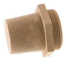 Silenciador Neumático de Bronce Sinterizado G2'' Conexión Hexagonal