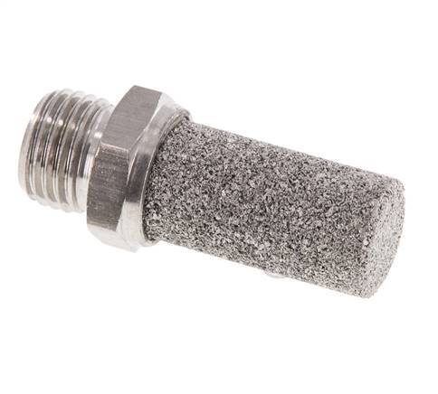 Silenciador Neumático de Acero Inoxidable G1/4''
