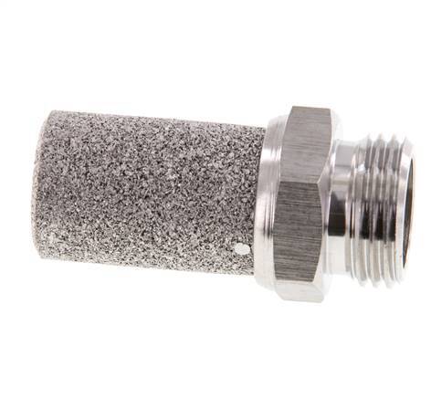 Silenciador Neumático de Acero Inoxidable G1/2''