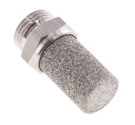 Silenciador Neumático de Acero Inoxidable G1/2''