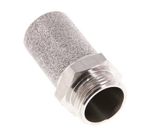 Silenciador Neumático de Acero Inoxidable G3/4''