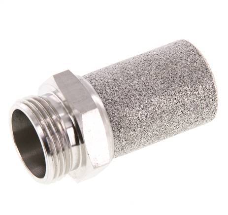 Silenciador Neumático de Acero Inoxidable G3/4''