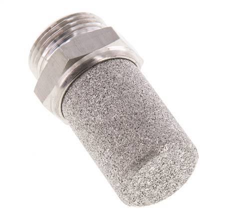 Silenciador Neumático de Acero Inoxidable G3/4''