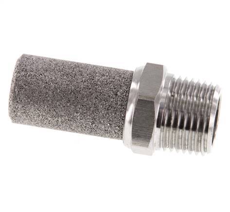Silenciador Neumático de Acero Inoxidable NPT 3/8''