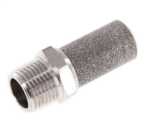 Silenciador Neumático de Acero Inoxidable NPT 3/8''