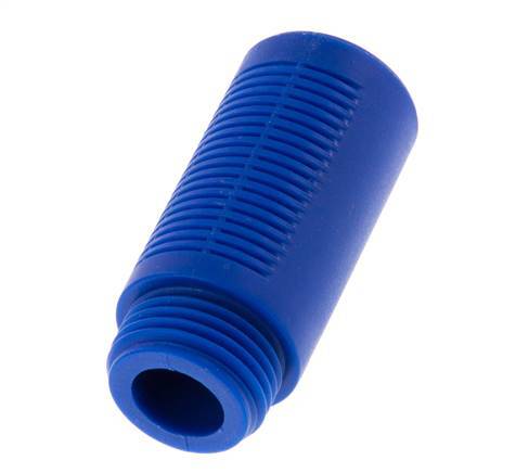 Silenciador Neumático de Plástico G1/2'' Autolimpieza Elementos de Relleno de Granulado [2 Piezas]