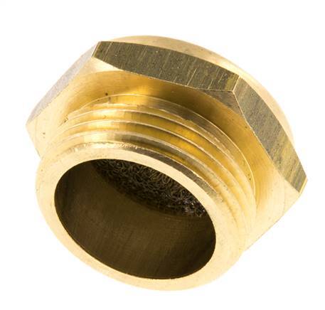 Silenciador Neumático Compacto de Latón G3/4'' 1.4301 Malla Metálica