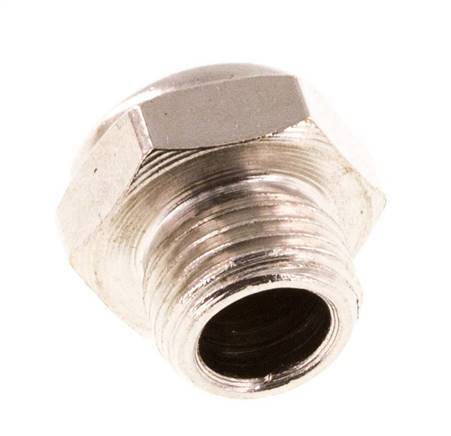 Silenciador Neumático Compacto de Latón Niquelado G1/8'' 1.4301 Malla Metálica [10 Piezas]