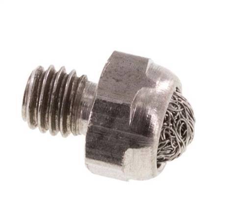 Silenciador Neumático Compacto de Acero Inoxidable M5 1.4301 Malla Metálica