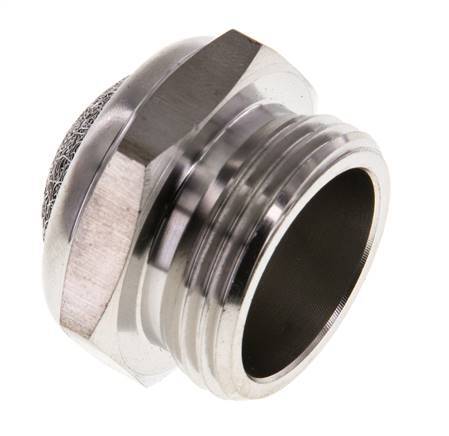 Silenciador Neumático Compacto de Acero Inoxidable G3/4'' 1.4301 Malla