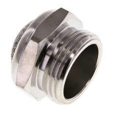 Silenciador Neumático Compacto de Acero Inoxidable G3/4'' 1.4301 Malla