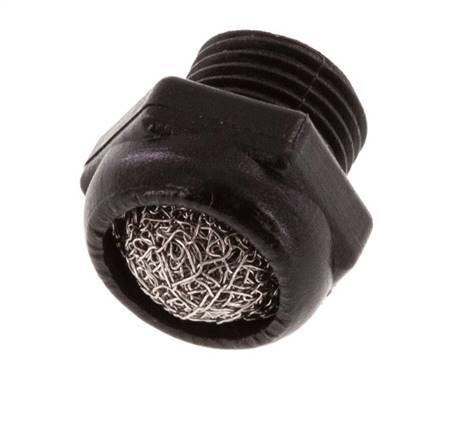Silenciador Neumático Compacto G1/8'' PA de Malla 1.4301 [5 Piezas]