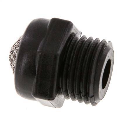 G1/4'' Silenciador Neumático Compacto PA 1.4301 Malla [5 Piezas]