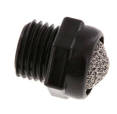 G1/4'' Silenciador Neumático Compacto PA 1.4301 Malla [5 Piezas]