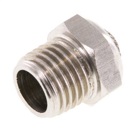 Silenciador Neumático Compacto de Acero Inoxidable NPT 1/4'' 1.4301 Malla Metálica